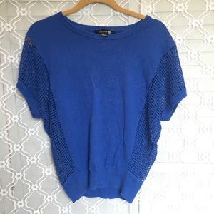 Cobalt Blue Knit Sweater Top